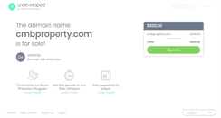 Desktop Screenshot of cmbproperty.com